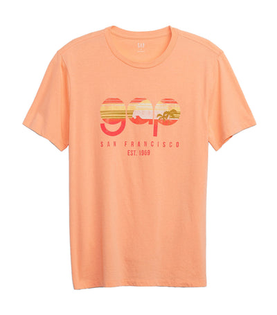Logo T-Shirt Creamy Orange