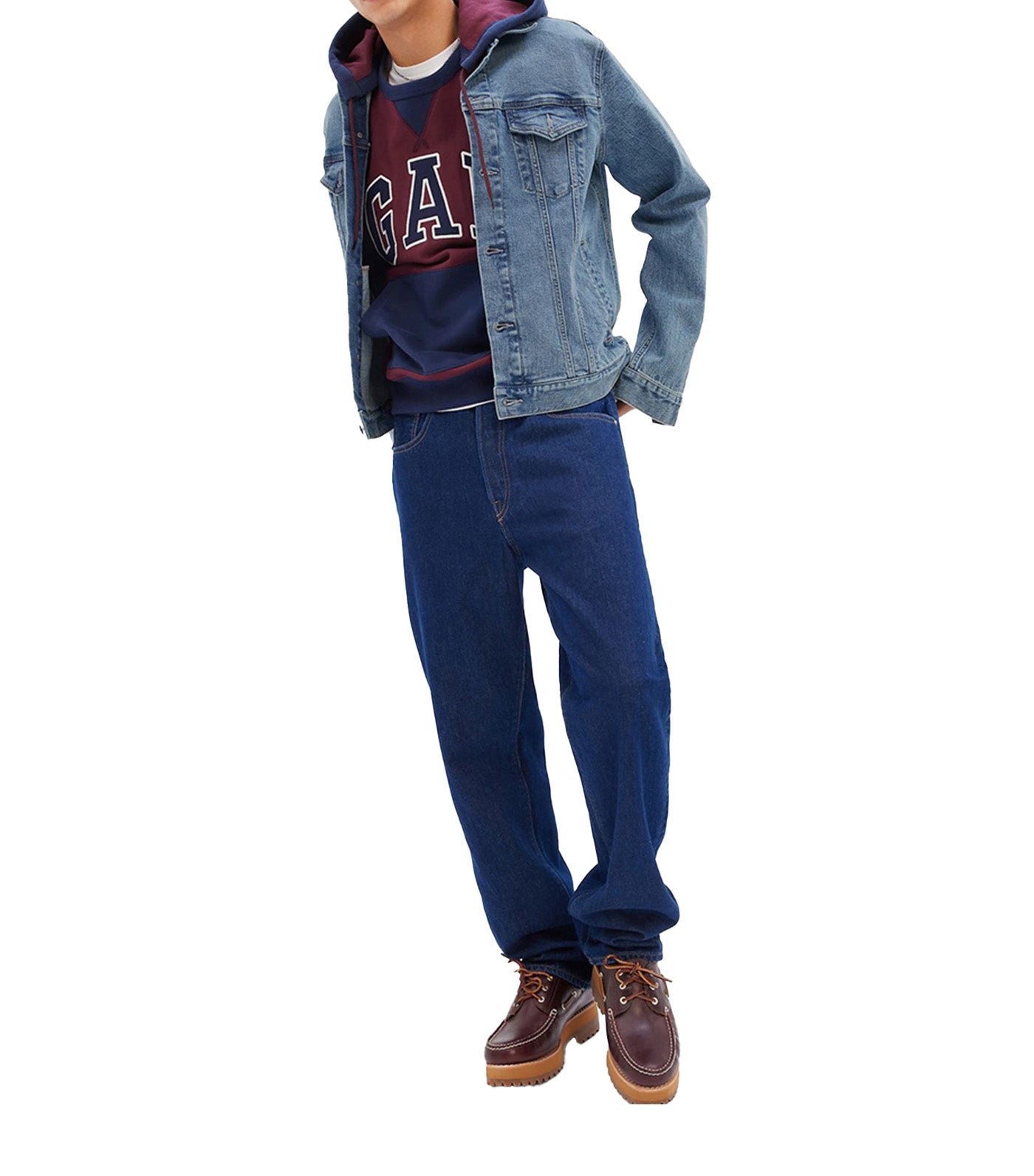 Icon Denim Jacket with Washwell Medium Light