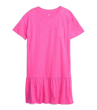 Kids Tiered Dress - Happy Pink