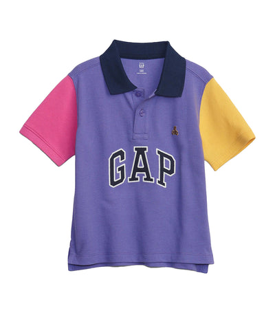 Toddler Colorblock Gap Logo Polo Shirt - New Lilac