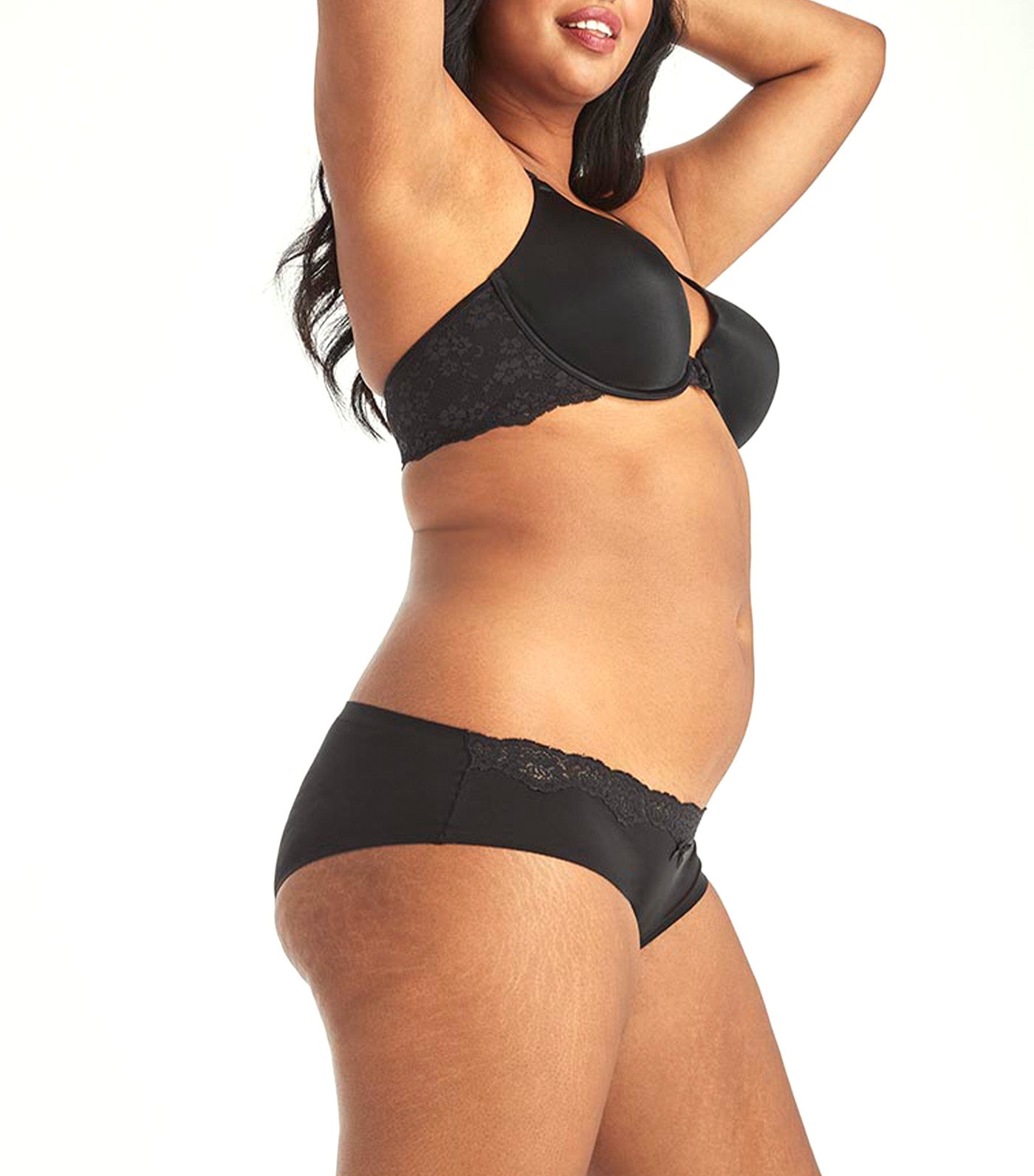 Embellished Hipster Panty Black