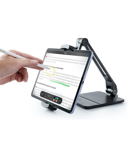 HoverBar Duo Phone and Tablet Stand Black