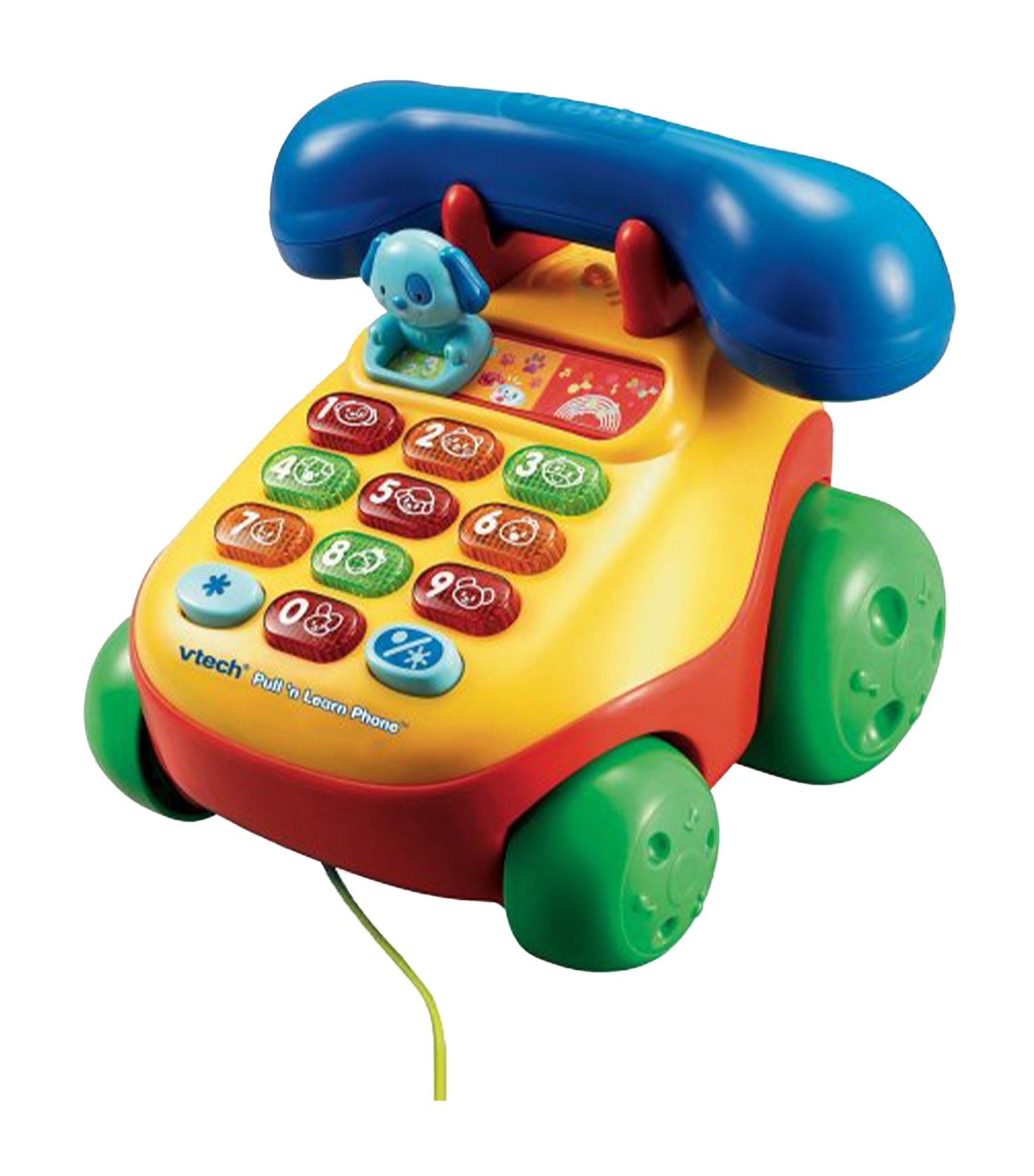 vtech pull and lights phone