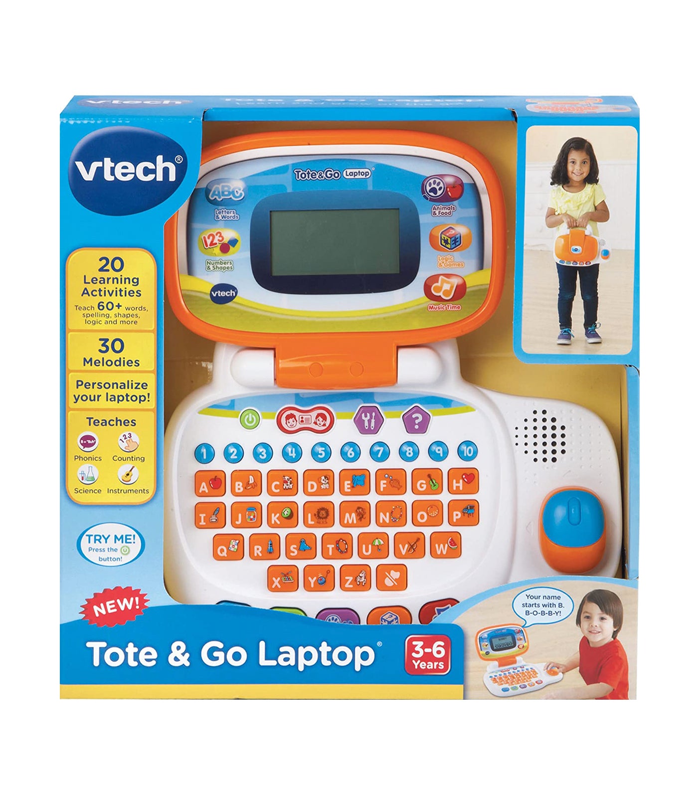 vtech my laptop - orange