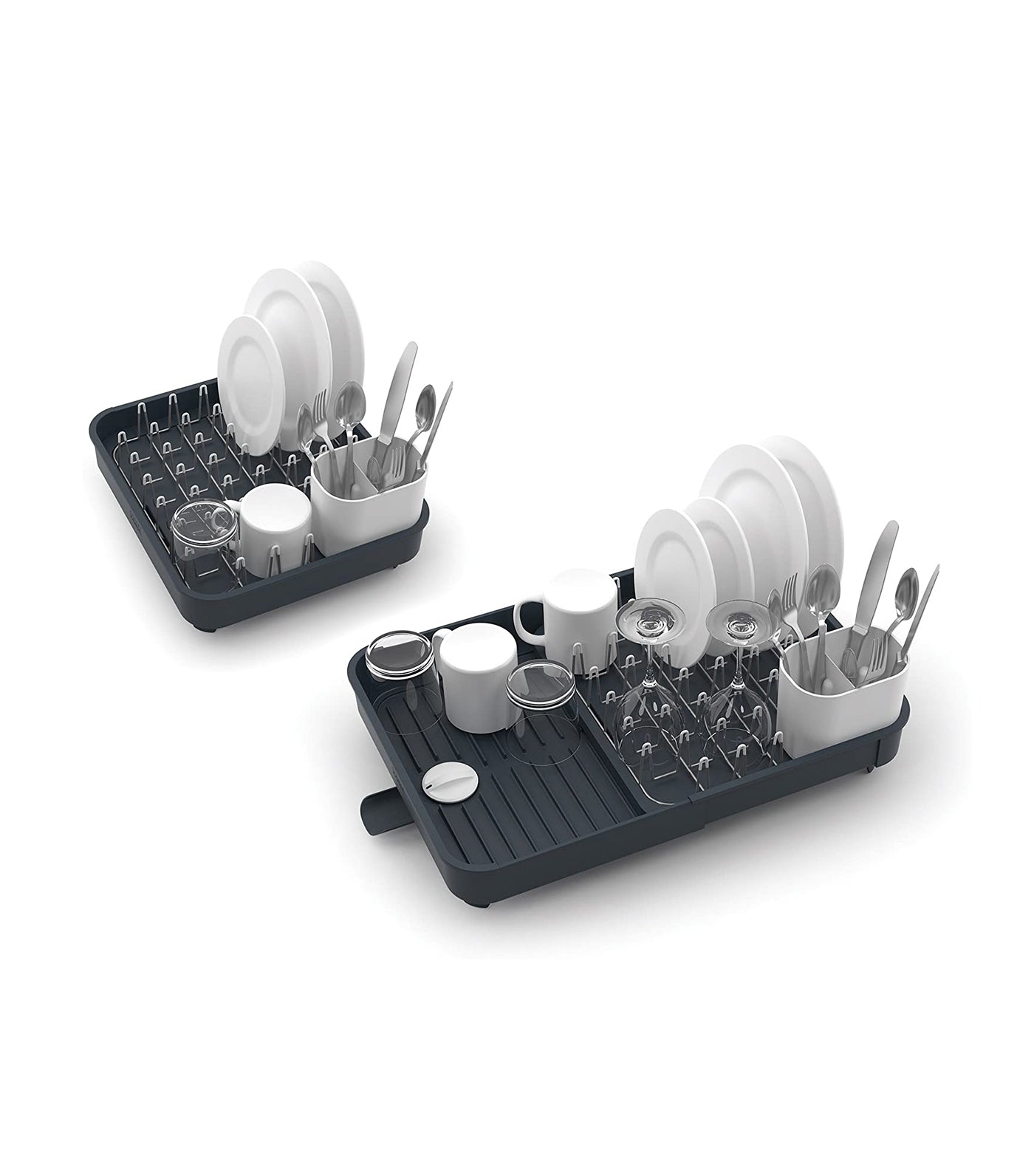 Expandable Dish Rack Grey