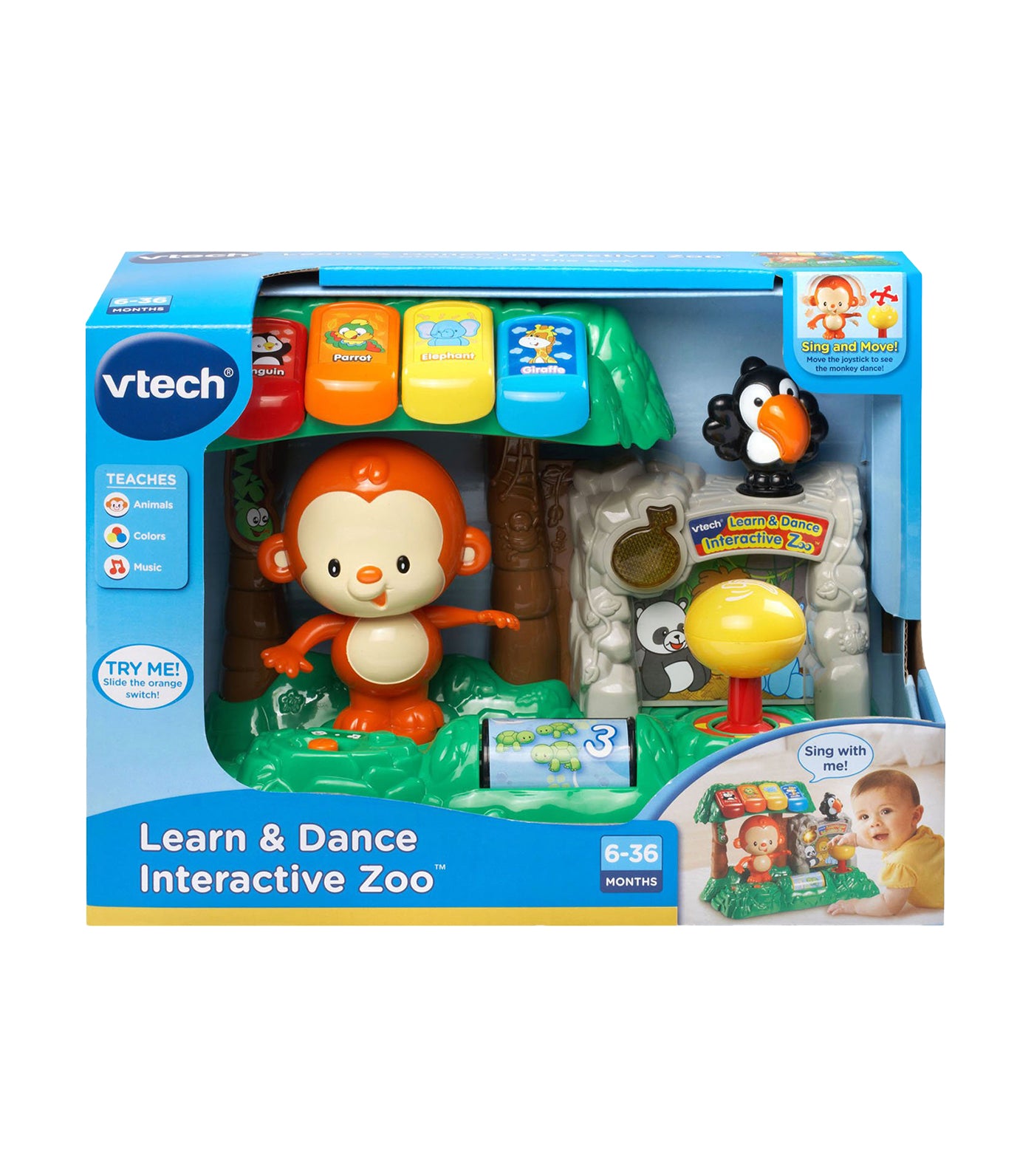 vtech learn and dance interactive zoo