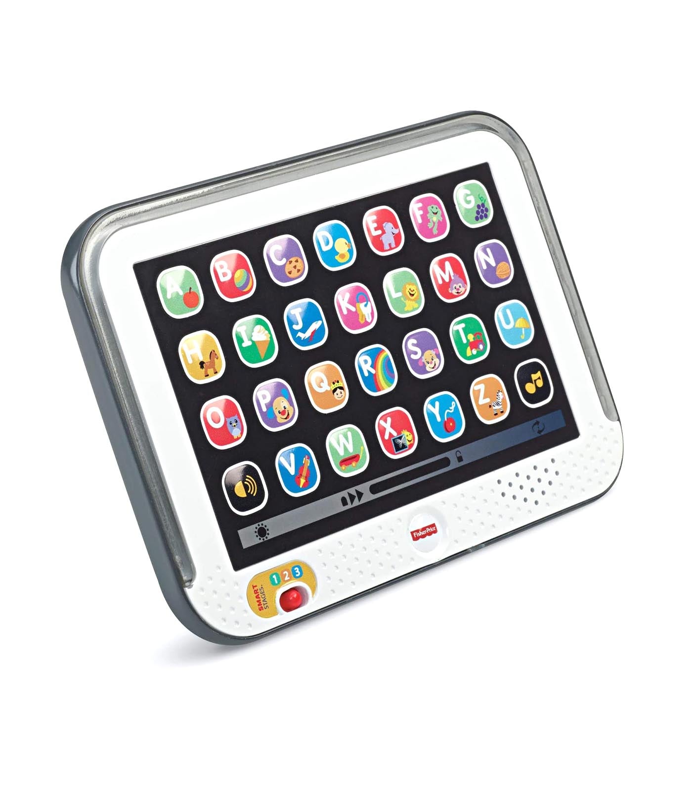 fisher-price gray laugh & learn smart stage tablet 