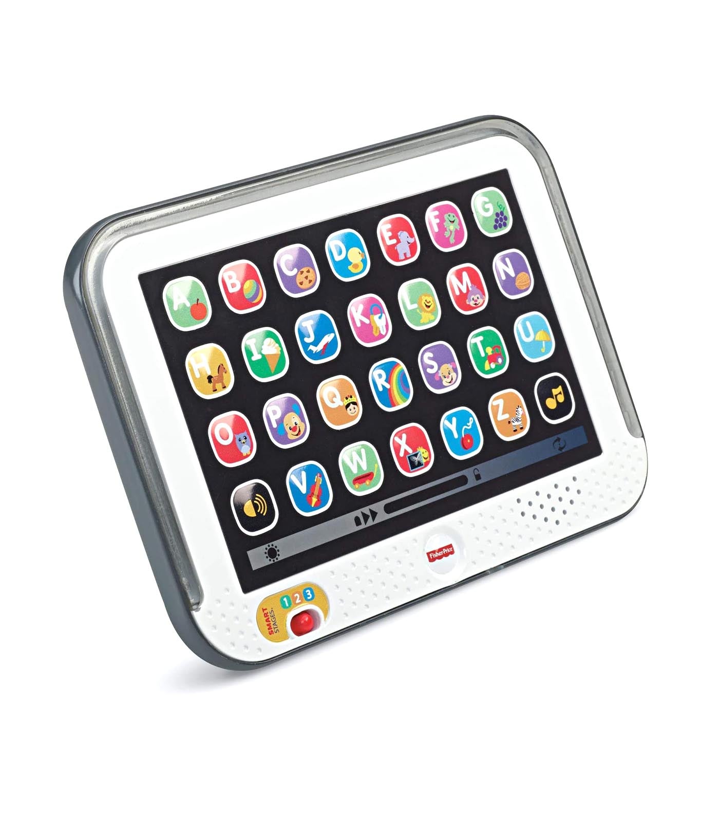 fisher-price gray laugh & learn smart stage tablet