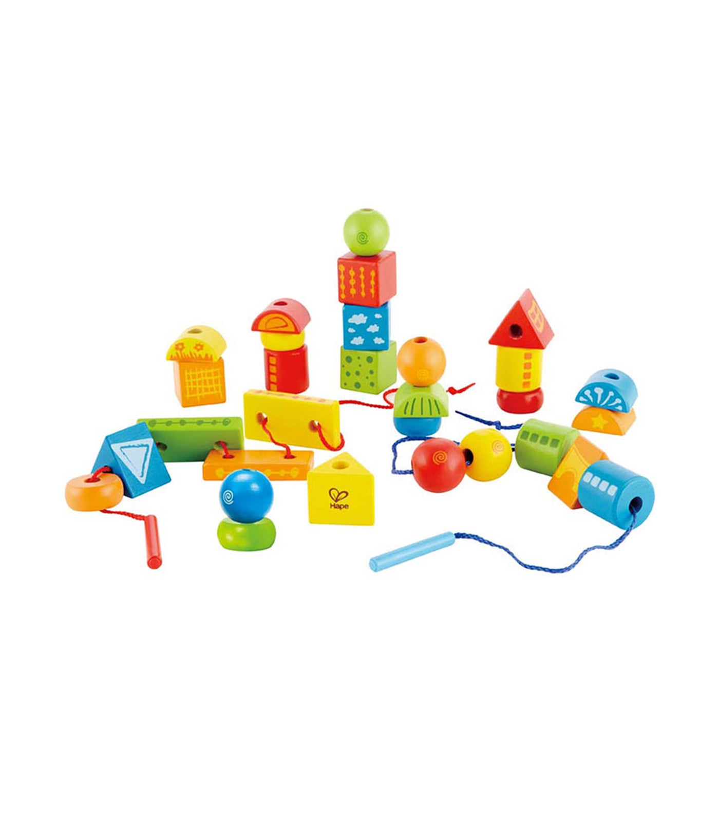 hape string along shapes