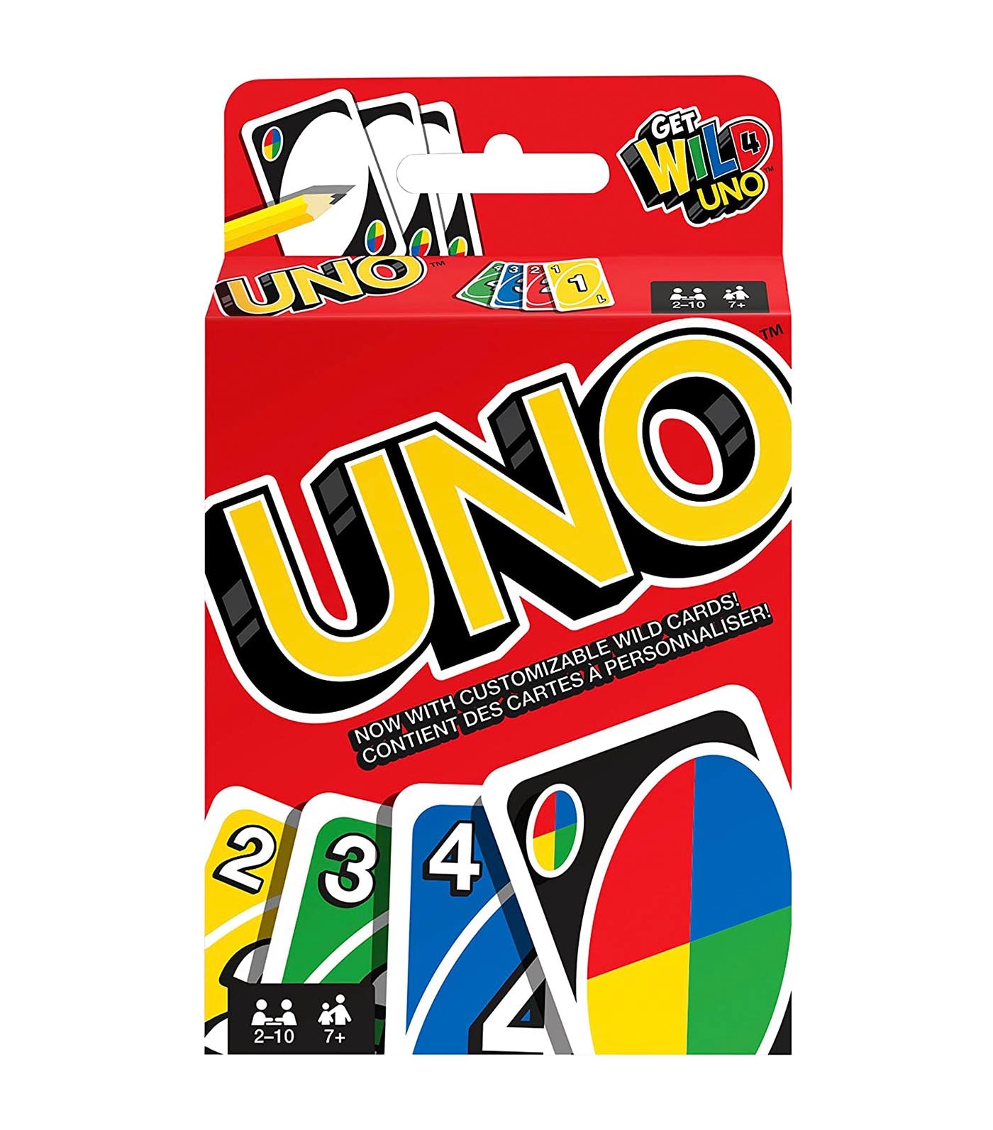 mattel games uno game card