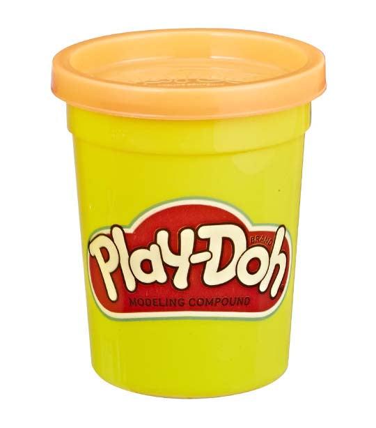 play-doh red orange single tub