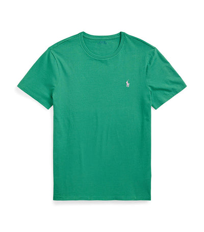 Men's Custom Slim Fit Jersey Crewneck T-Shirt Green