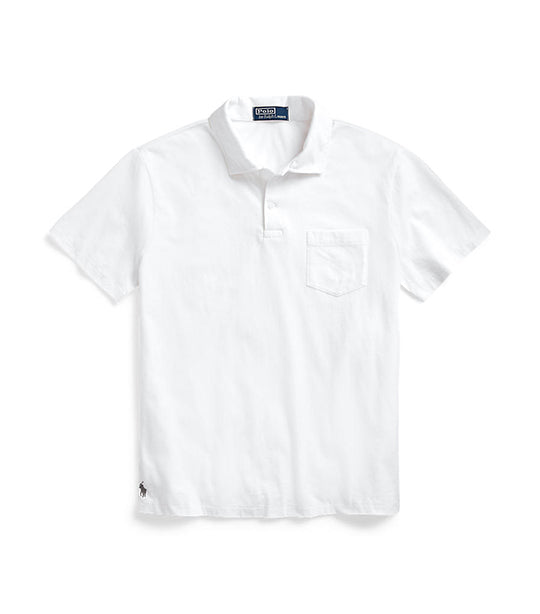 Polo Ralph Lauren Men's Custom Slim Fit Jersey Polo Shirt White
