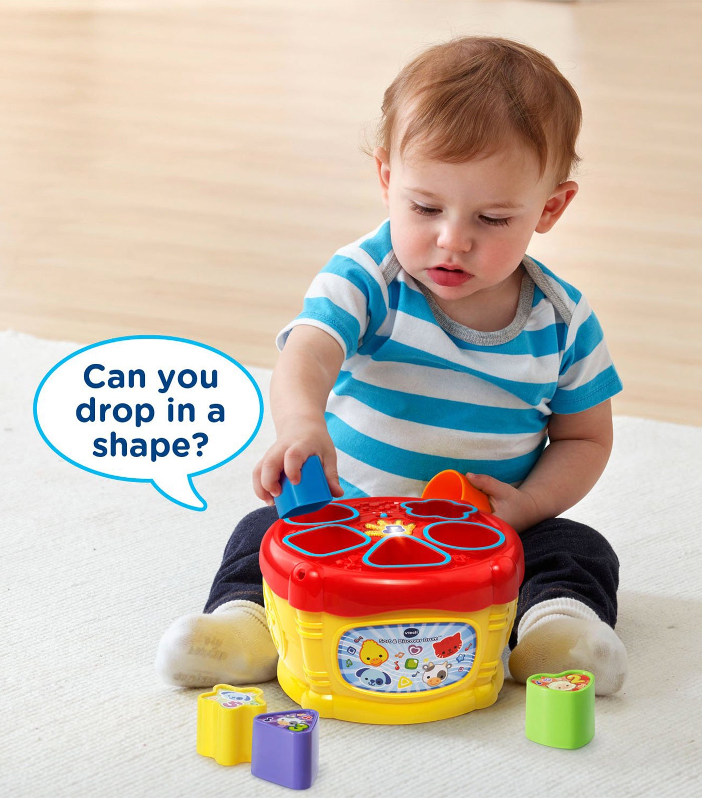 vtech sort and discover drum