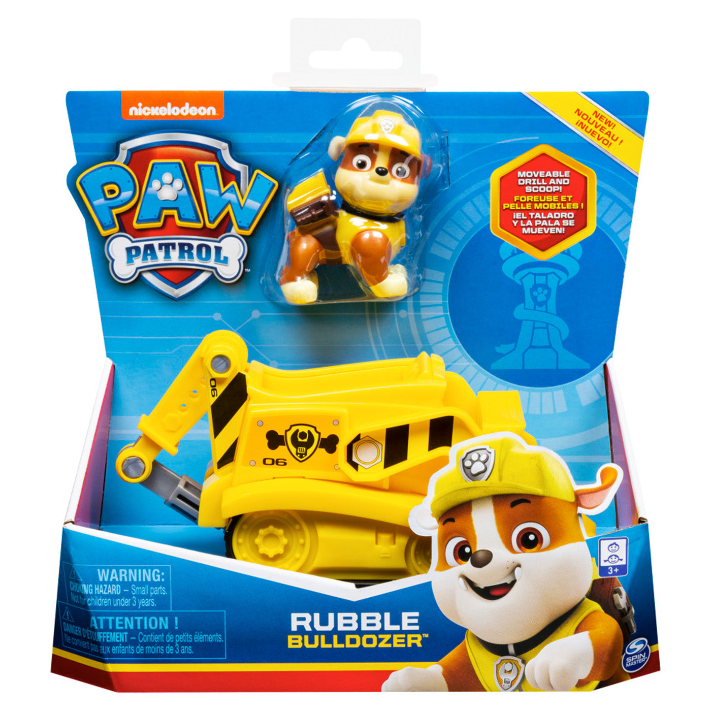 PAW Patrol Basic Vehicle - Rubble's Bulldozer