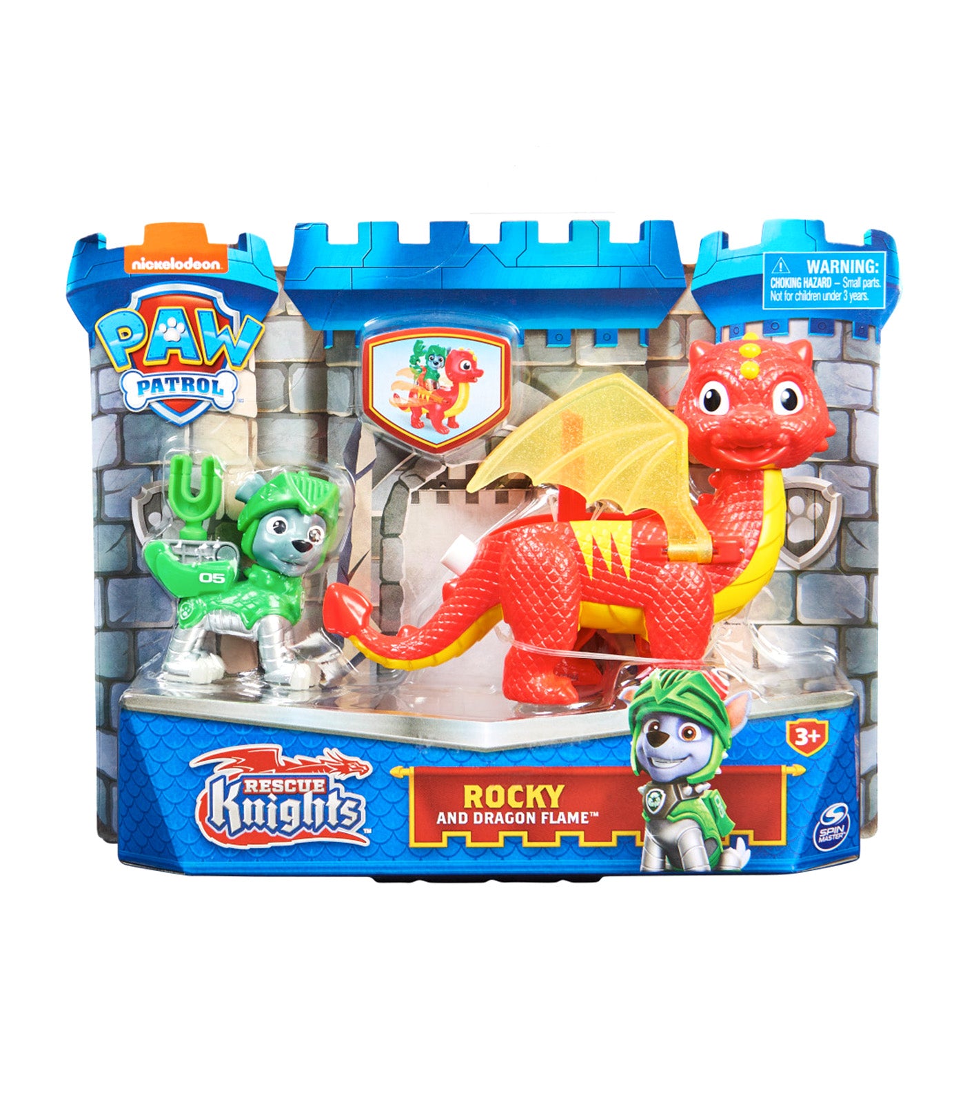 PAW Patrol HeroPups Knights - Rocky & Flame