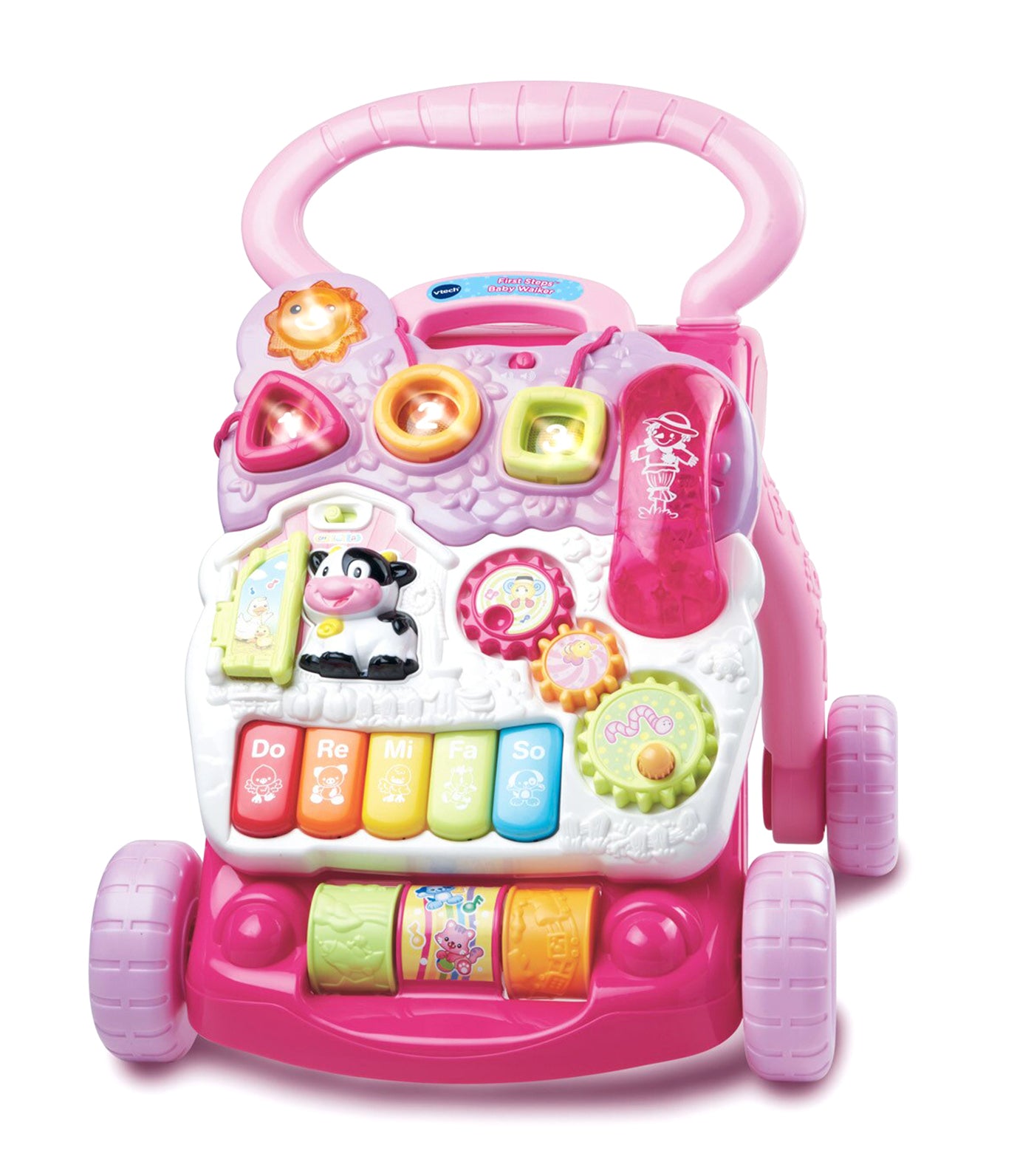 vtech pink first steps baby walker