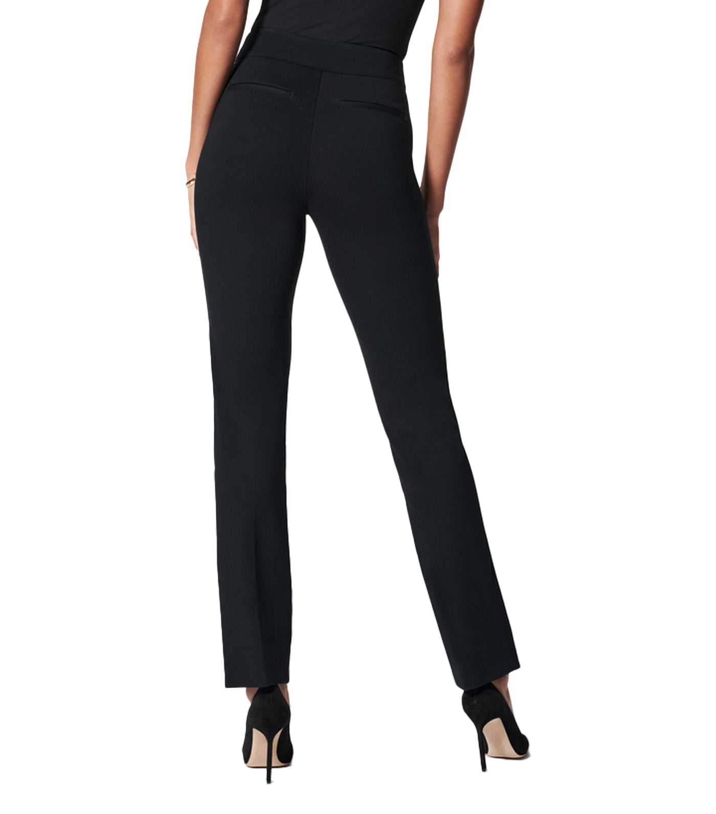 The Perfect Pant Slim Straight Black
