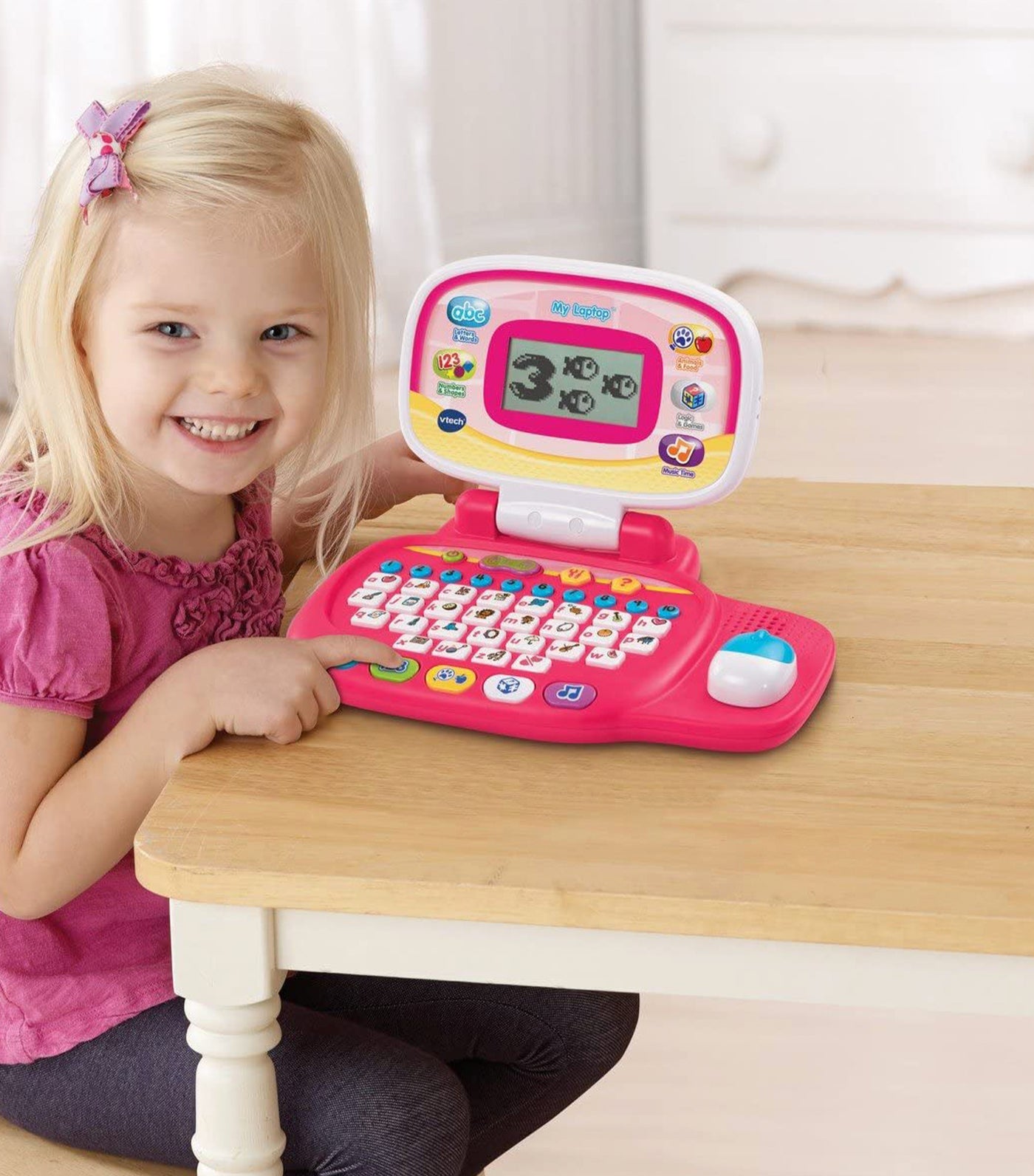 vtech pink my laptop