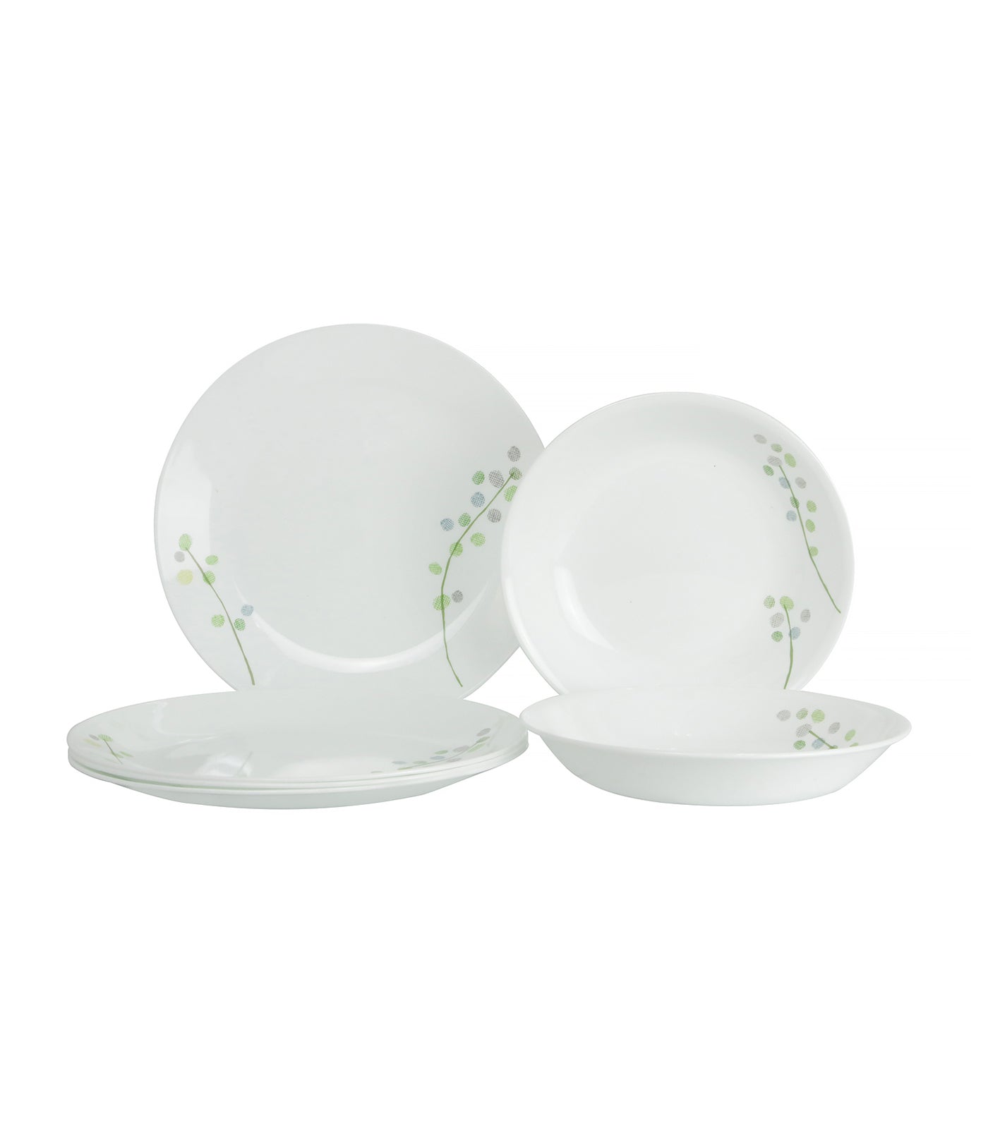 Corelle 6-Piece Dinnerware Set - Green Delight