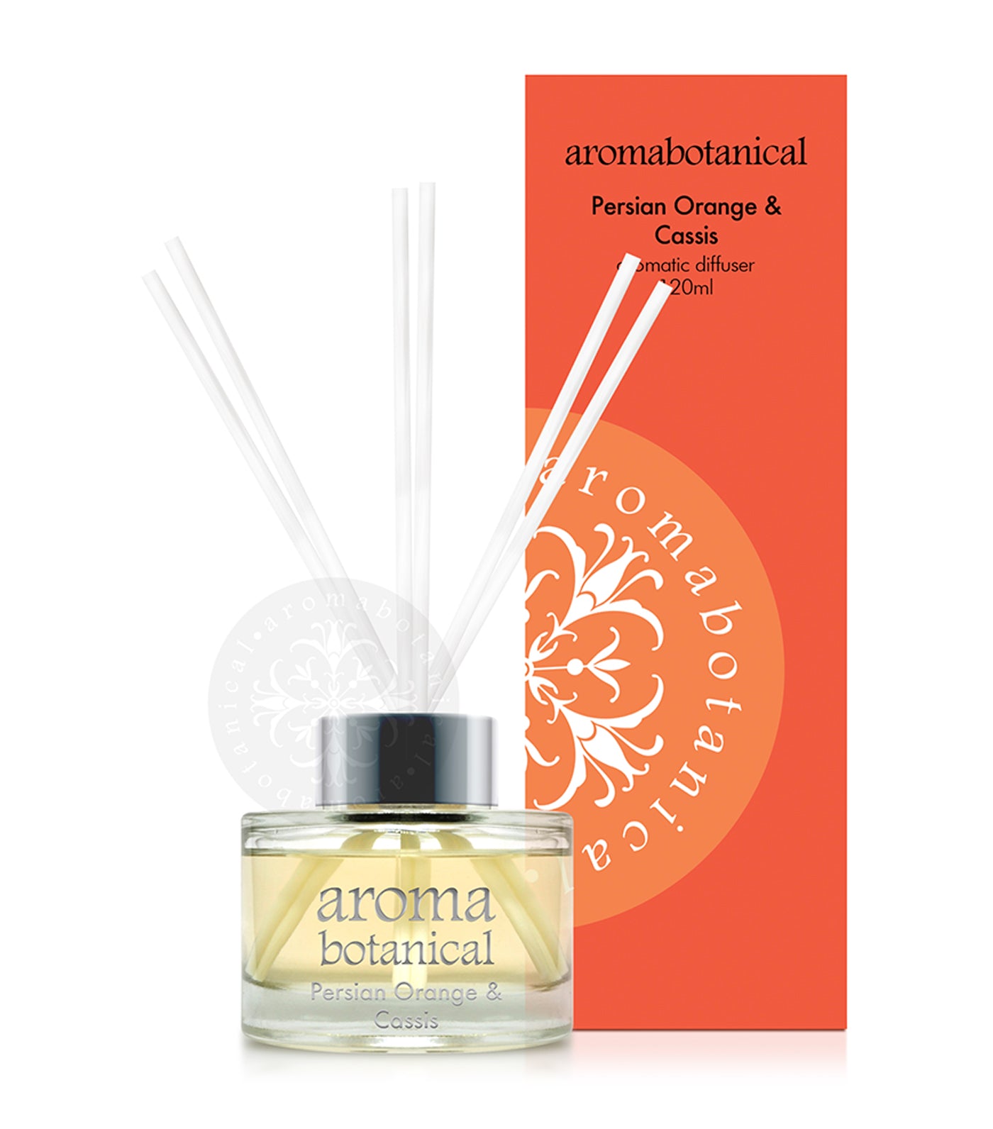 aromabotanical persian orange & cassis 120ml reed diffuser