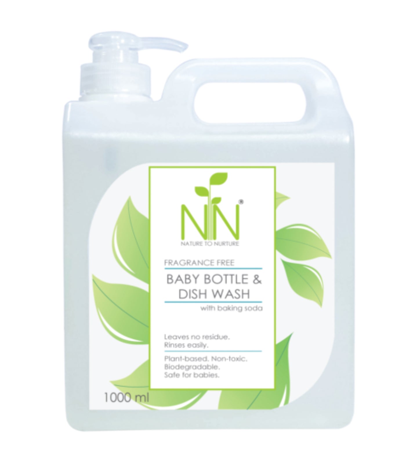 nature to nurture baby bottle and dish wash 1000ml