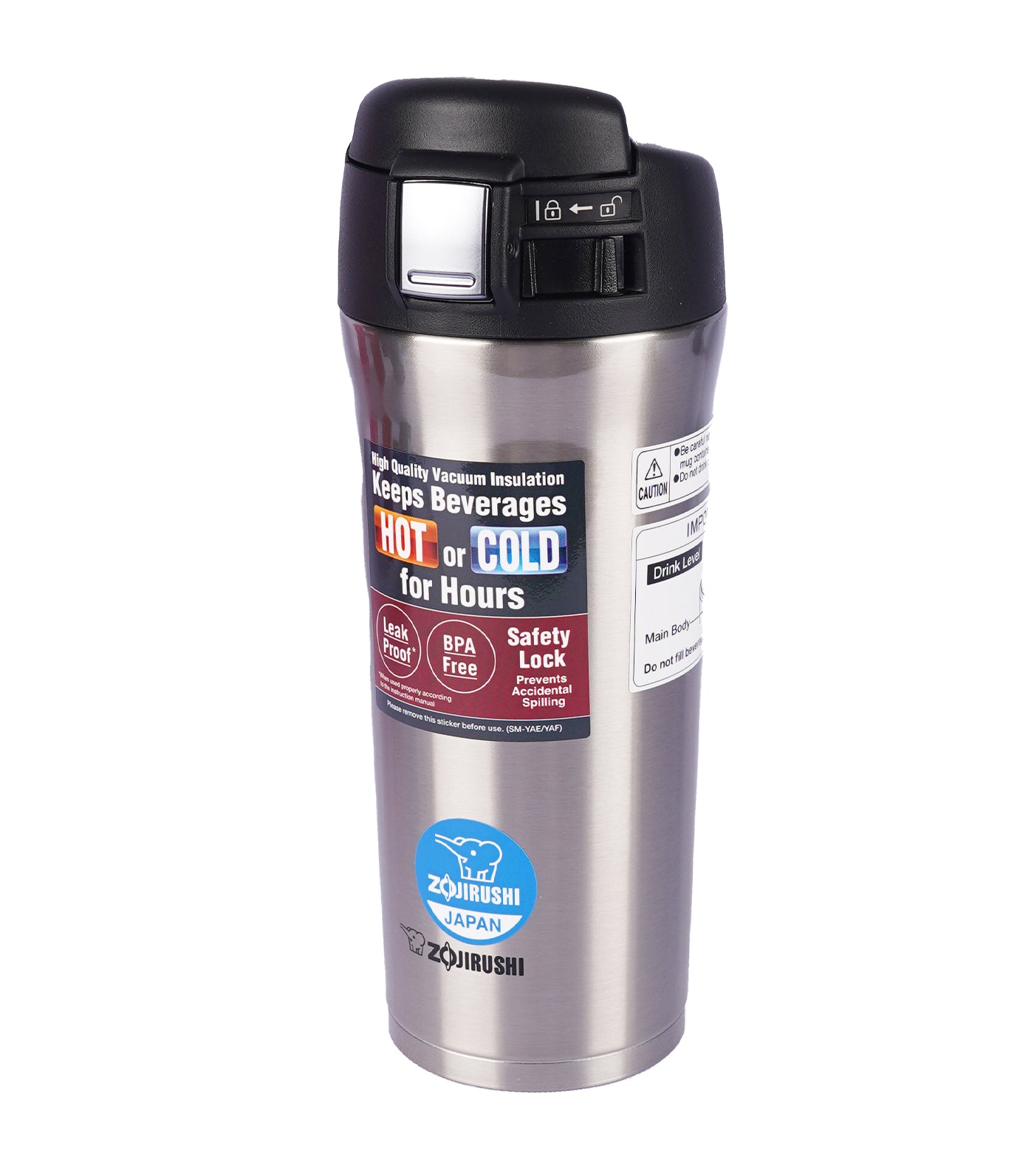zojirushi travel mug - stainless steel