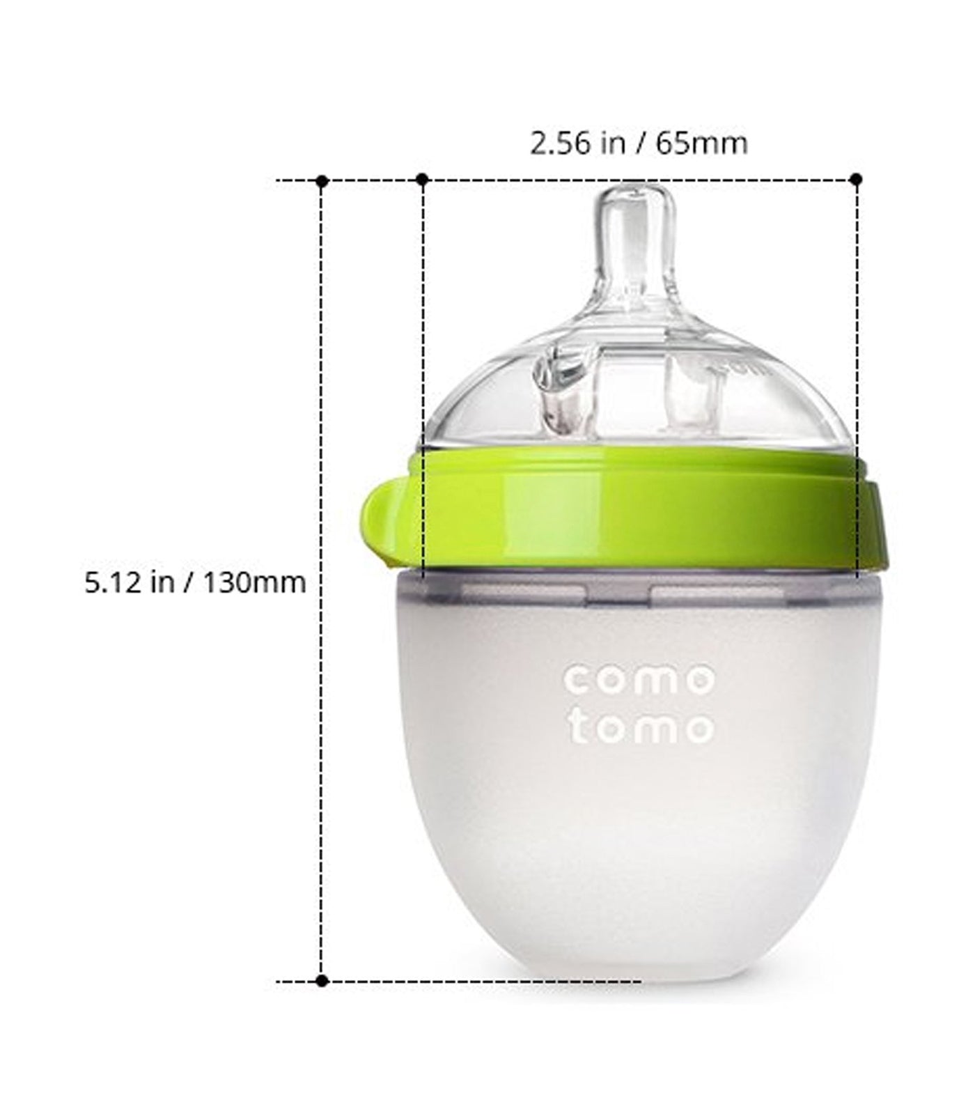 Silicone Baby Bottle 150ml - Green