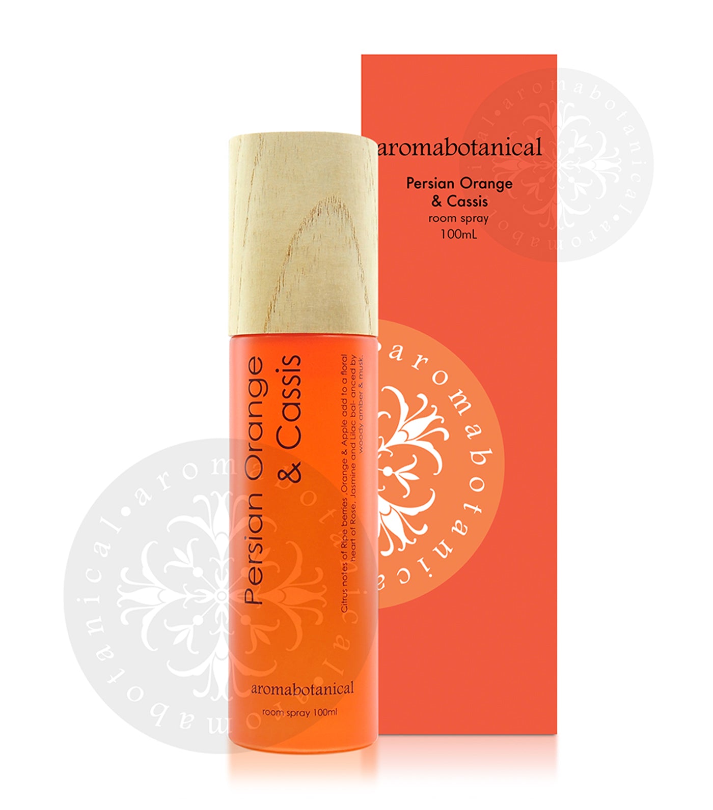 aromabotanical persian orange & cassis 100ml room spray