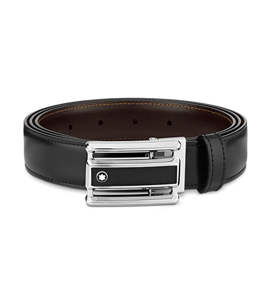 30mm Reversible Leather Belt Black/Brown