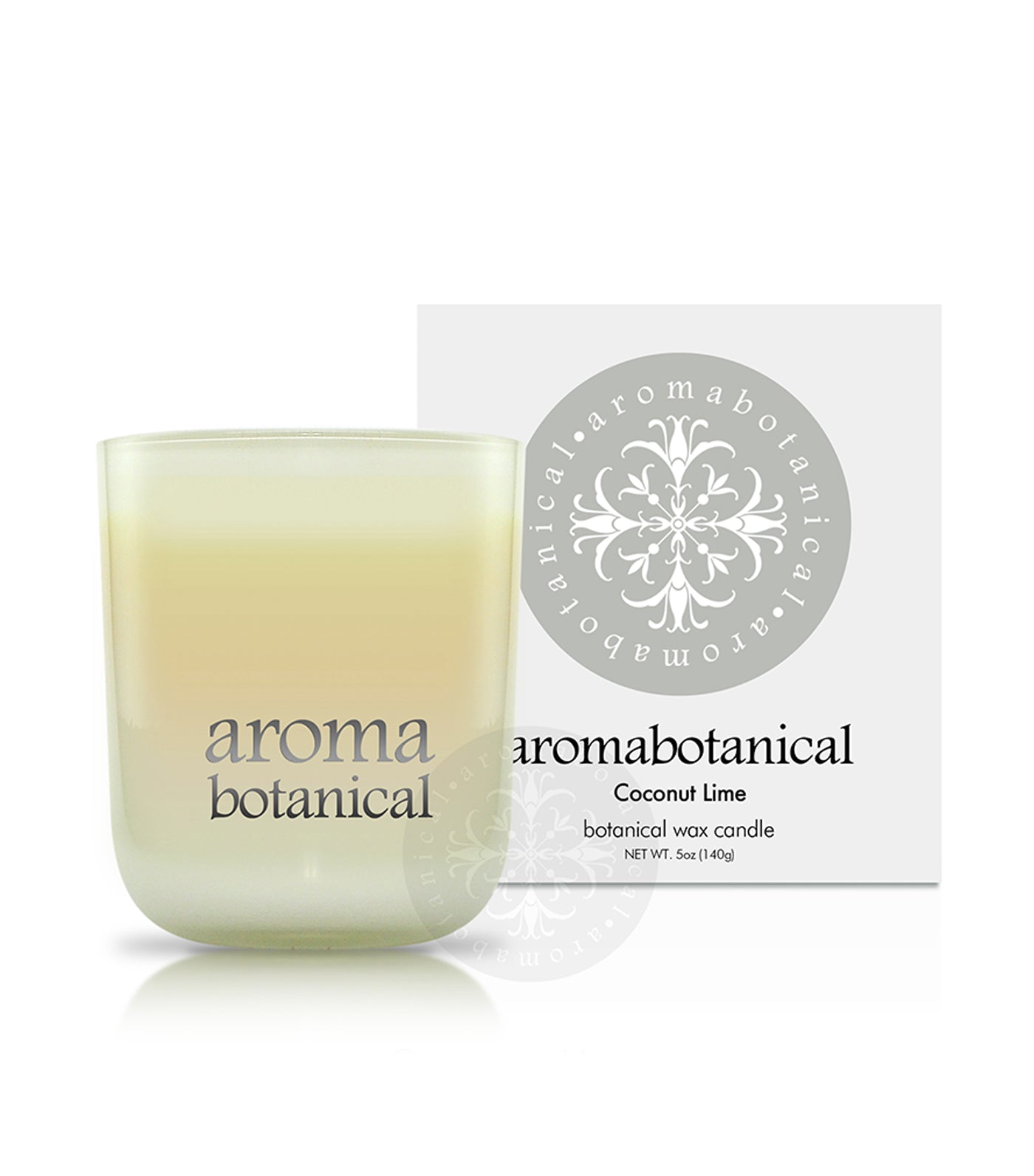 aromabotanical coconut lime 140g candle