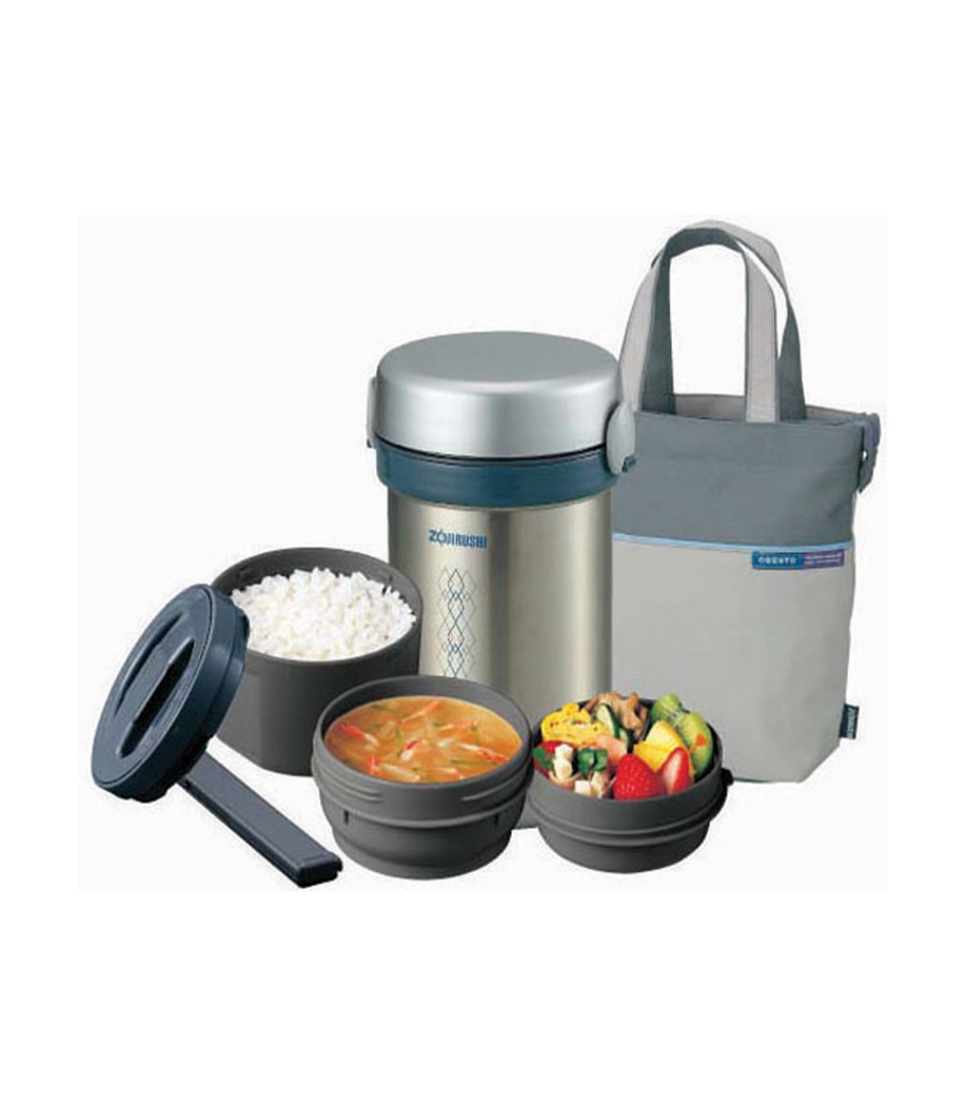 zojirushi ms. bento® stainless lunch jar