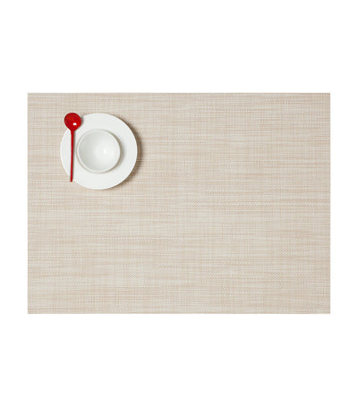 Mini Basketweave Rectangle Placemat - Parchment