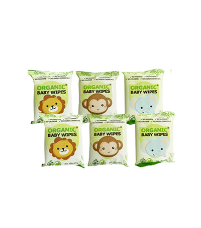 Baby Wipes (20 Wipes) - Pack of 6