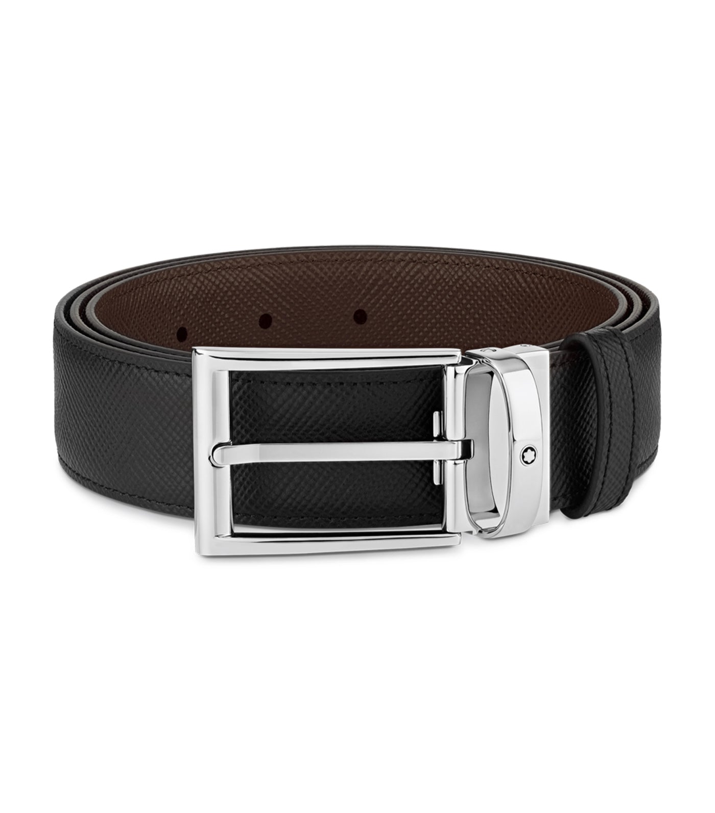 35mm Reversible Leather Belt Black/Brown