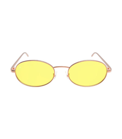 privé revaux the candy rose gold with yellow lenses