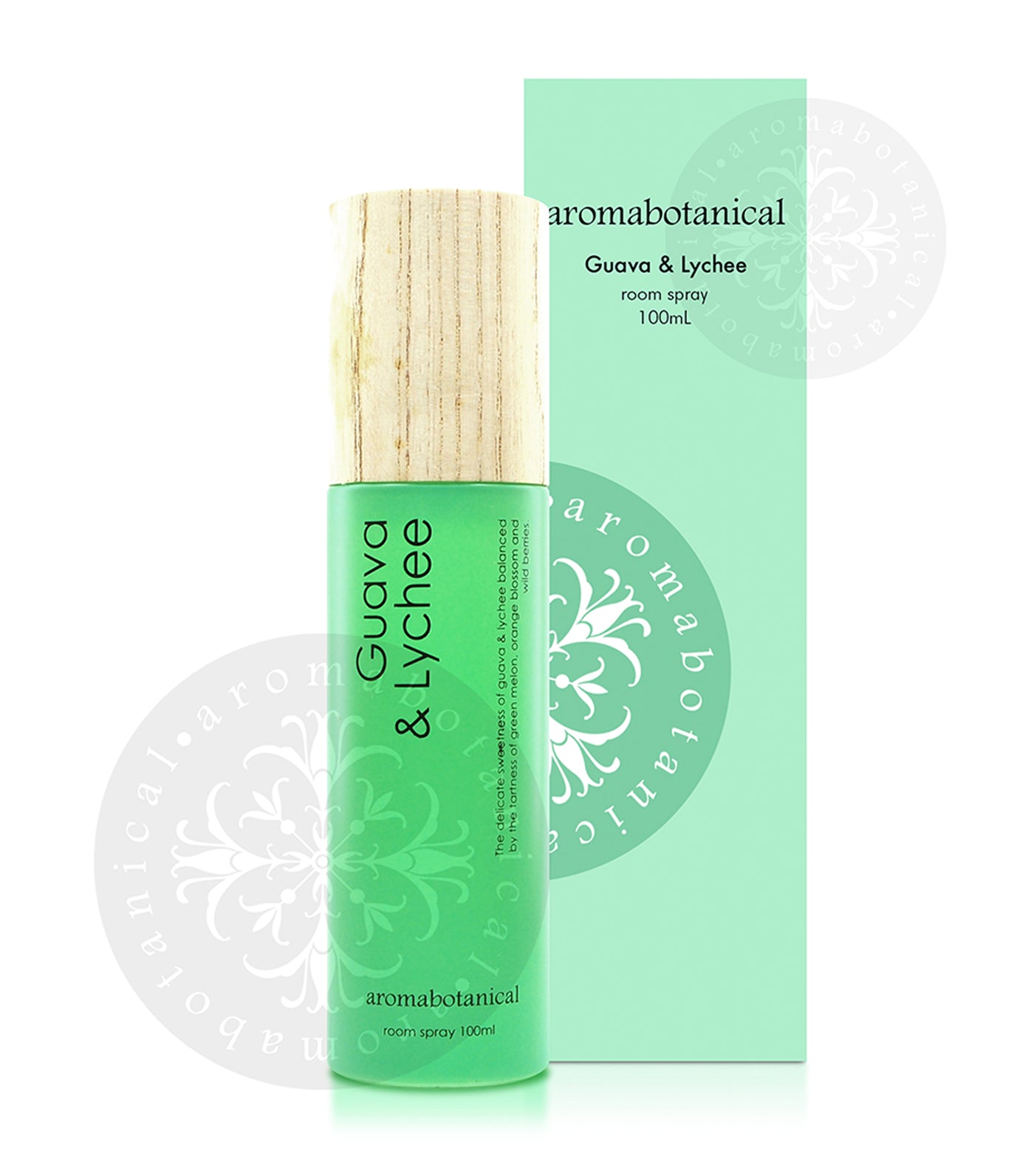 aromabotanical guava & lychee 100ml room spray