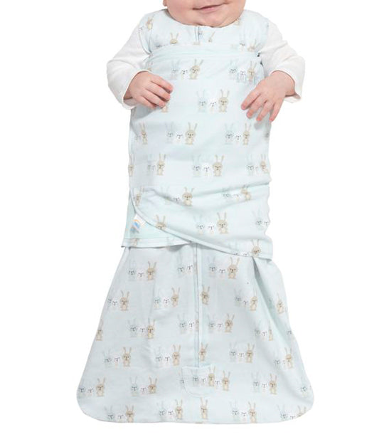halo® baby blue bunnies sleepsack® swaddle