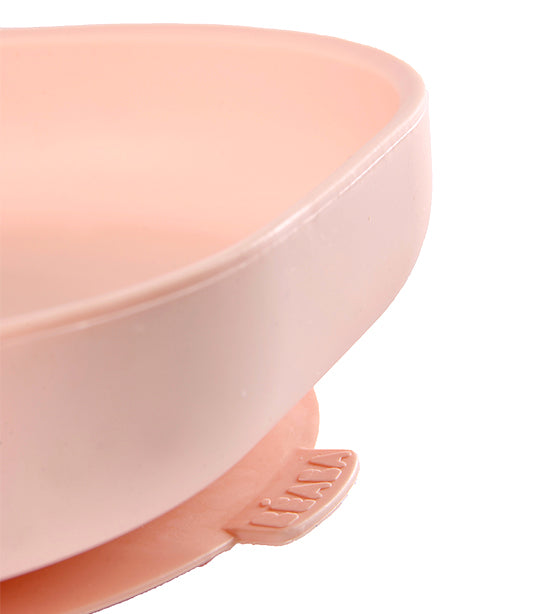 beaba silicone suction bowl – pink