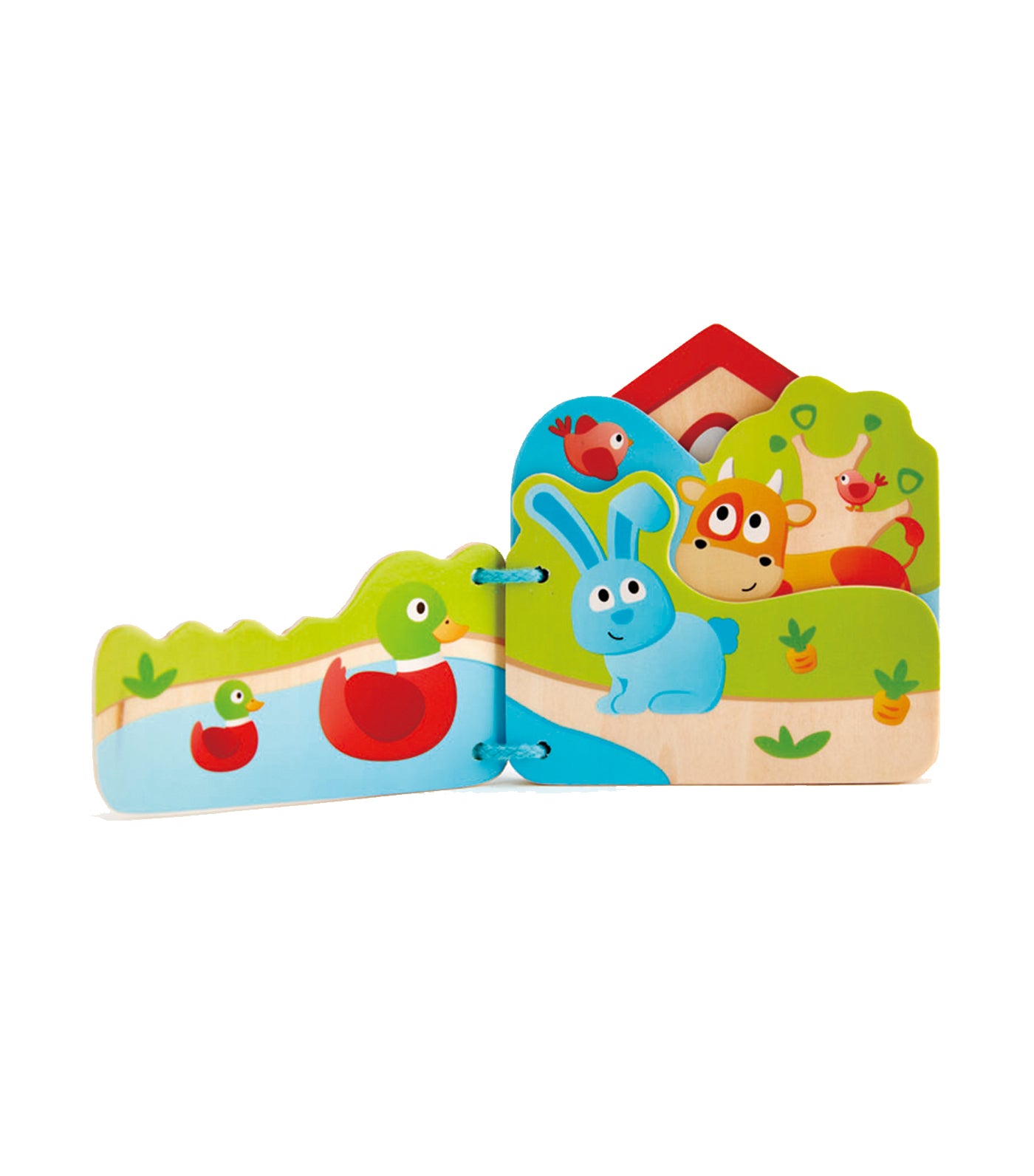 hape baby's farm animal book
