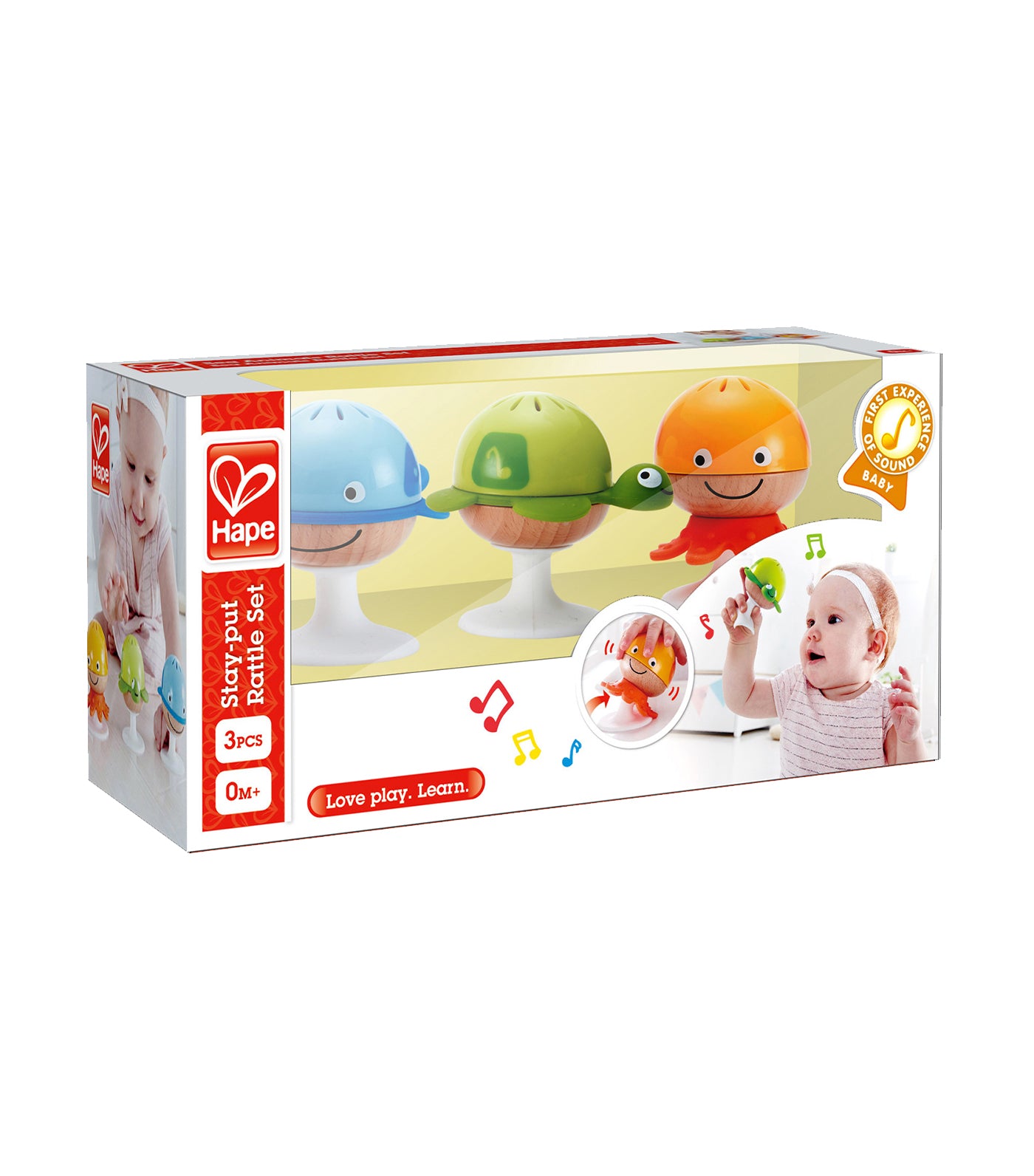 hape stay put rattle set