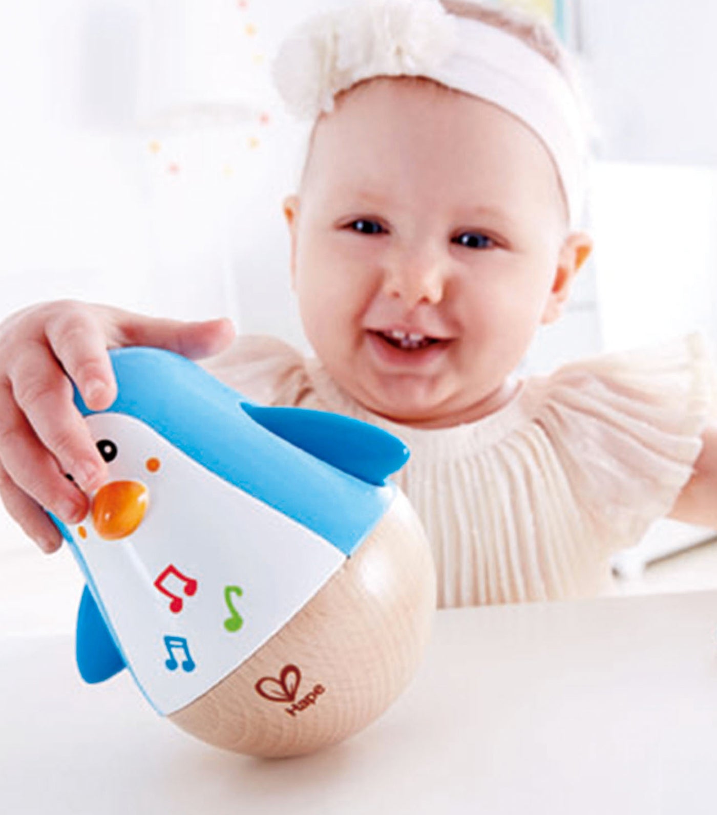hape penguin musical wobbler