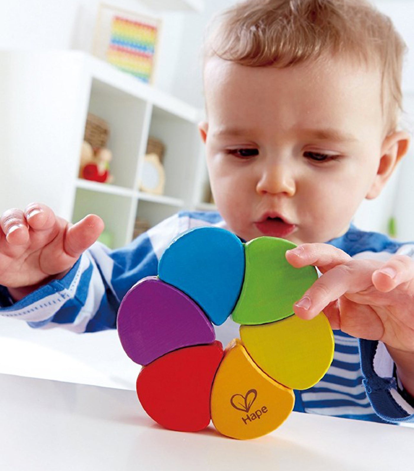 hape rainbow rattle