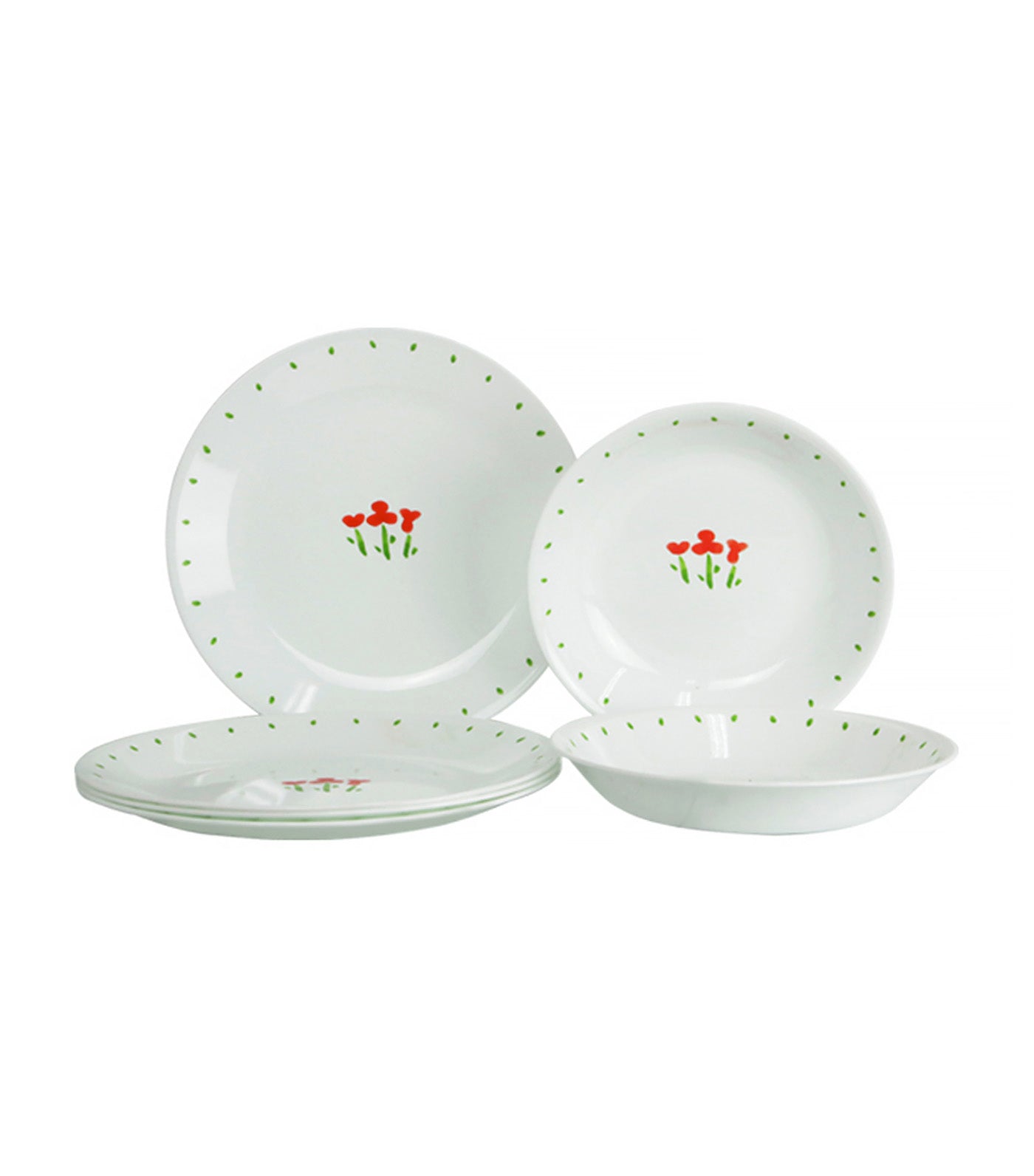 6-Piece Dinnerware Set Rouge Trio