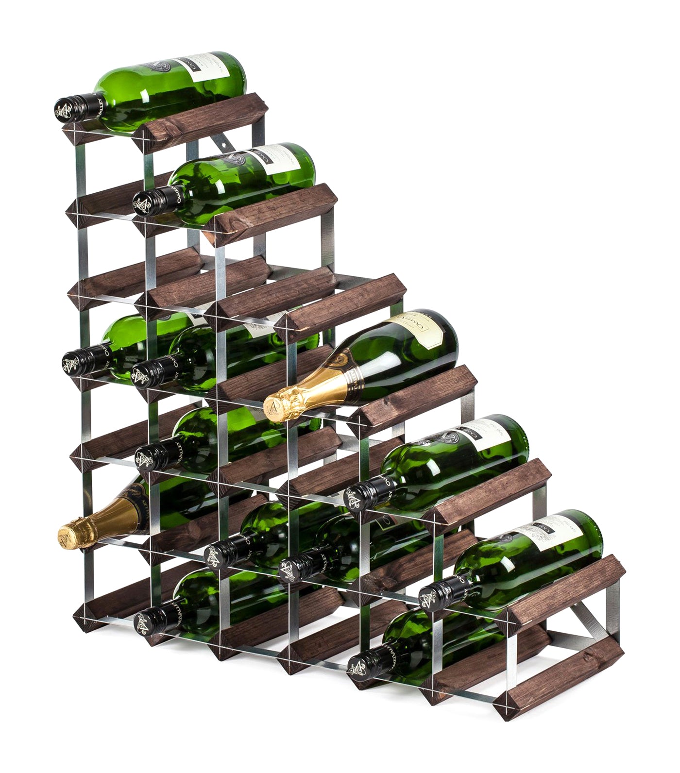 Traditional Wine Rack Co. 27 Bottle Neck Protruding