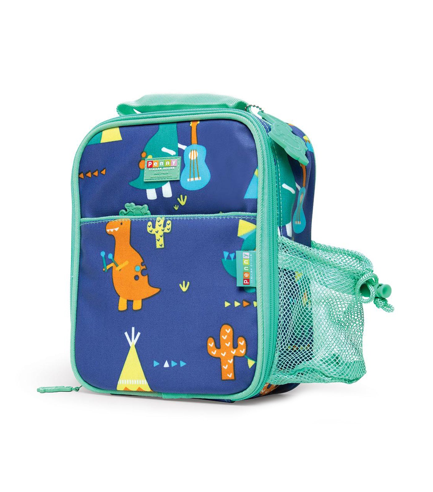 penny scallan bento cooler bag - dino rock