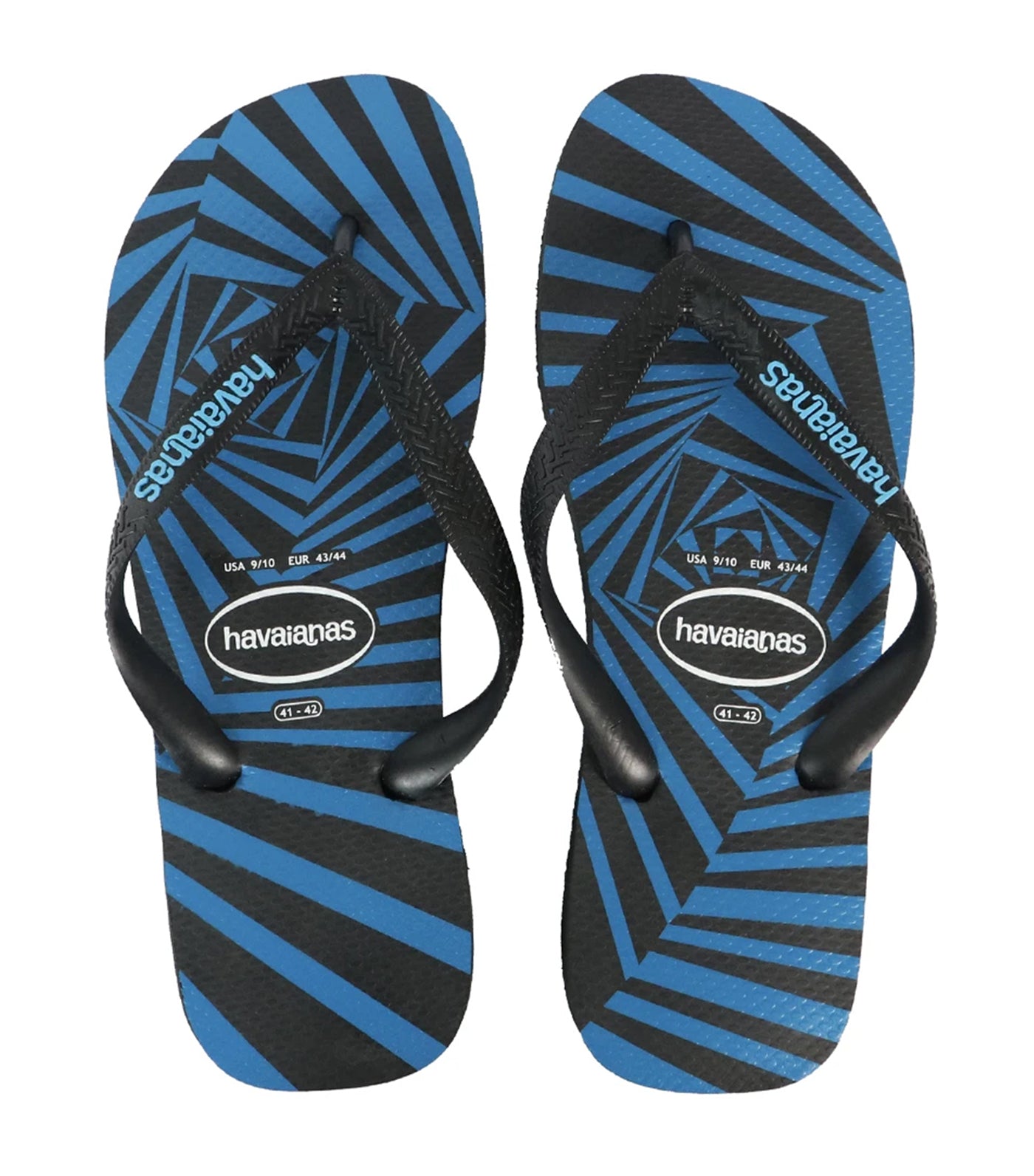 Havaianas 3D AUS Flip Flops - Black/Blue