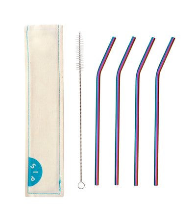 SIP Party Straw Set - Rainbow