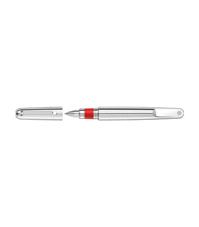 Montblanc M (RED) Signature Rollerball Silver/Red