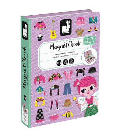 janod girl's costumes magneti'book